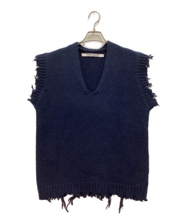 【中古・古着通販】PERVERZE (パーバーズ) Crash Boxy Knit Vest