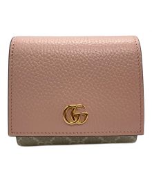 GUCCI（グッチ）の古着「ダブルG ウォレット」｜ピンク