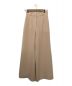 CLANE（クラネ）の古着「GEORGETTE LOOSE WIDE PANTS」｜アイボリー