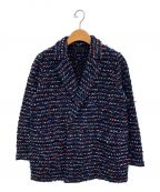 Coohemコーヘン）の古着「VELVET TWEED JACKET」｜ネイビー