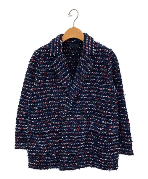 Coohem（コーヘン）Coohem (コーヘン) VELVET TWEED JACKET ネイビー サイズ:Mの古着・服飾アイテム