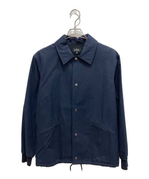 A.P.C.（アーペーセー）A.P.C. (アー・ペー・セー) コーチジャケット ネイビー サイズ:Mの古着・服飾アイテム