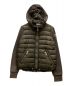 MONCLER（モンクレール）の古着「MAGLIA CARDIGAN　ダウン切替パーカー　D20938496000」｜カーキ