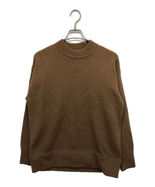 CLANE（クラネ）CLANE (クラネ) BASIC WARM KNIT TOPS　ニット ブラウン サイズ:1の古着・服飾アイテム