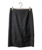 MACKINTOSH LONDONマッキントッシュ ロンドン）の古着「ファインウールスカート」｜ブラック