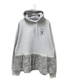 MAISON No.8（メゾン ナンバーエイト）の古着「SP Jacquard Hem Hoodie」｜グレー