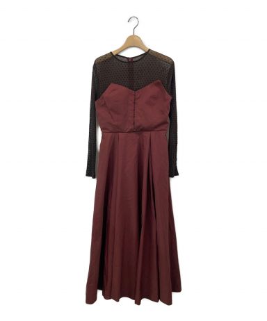 [中古]Ameri VINTAGE(アメリヴィンテージ)のレディース ワンピース DOT SHEER FLARE DRESS