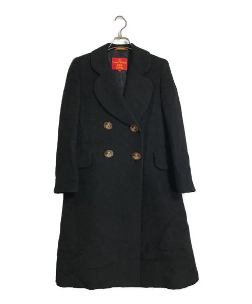 Vivienne Westwood RED LABEL（ヴィヴィアンウエストウッドレッドレーベル）Vivienne Westwood RED LABEL (ヴィヴィアンウエストウッドレッドレーベル) アルパカ混コート ブラック サイズ:Sの古着・服飾アイテム