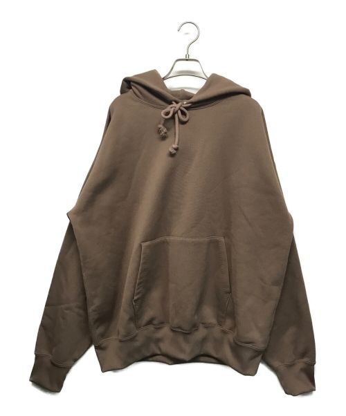 AURALEE（オーラリー）AURALEE (オーラリー) BAGGY POLYESTER SWEAT P/O PARKA ブラウン サイズ:SIZE 5の古着・服飾アイテム