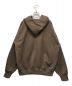 AURALEE (オーラリー) BAGGY POLYESTER SWEAT P/O PARKA ブラウン サイズ:SIZE 5：12800円