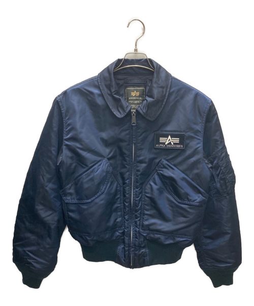 ALPHA INDUSTRIES（アルファインダストリーズ）ALPHA INDUSTRIES (アルファインダストリーズ) フライトジャケット ネイビー サイズ:SMALLの古着・服飾アイテム