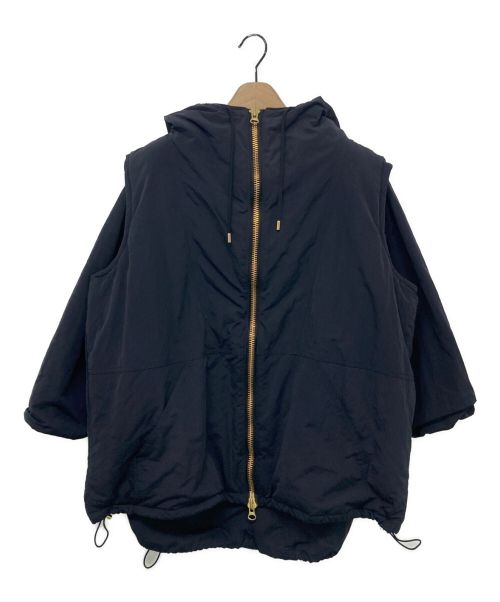 REMI RELIEF（レミレリーフ）REMI RELIEF (レミレリーフ) Zip up 2way Blouson ブラック サイズ:Fの古着・服飾アイテム