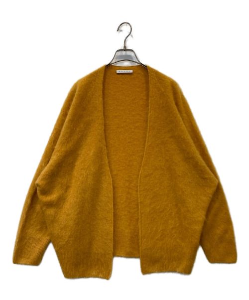 HAVEL studio（ハーヴェル スタジオ）HAVEL studio (ハーヴェル スタジオ) CASHMERE FUR CARDIGAN オレンジ サイズ:38の古着・服飾アイテム