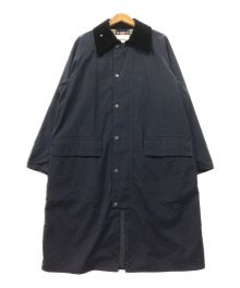 Barbour（バブアー）の古着「 BURGHLEYコート」｜ネイビー