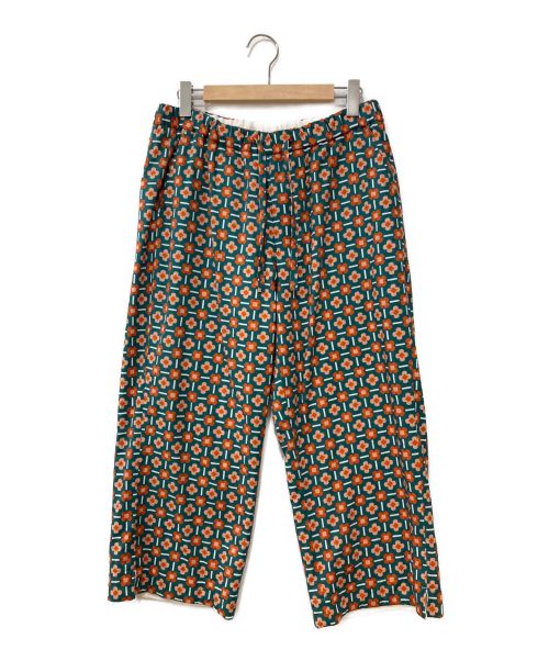 SASQUATCHfabrix.（サスクワッチファブリックス）SASQUATCHfabrix. (サスクワッチファブリックス) FLOWER CHECK BEACH PANTS ピンク サイズ:Lの古着・服飾アイテム