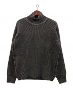 maison kitsuneメゾンキツネ）の古着「RIBBED KNIT」｜ブラウン