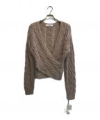 HER LIP TOハーリップトゥ）の古着「Cache-Coeur Mohair Knit Top」｜ピンク