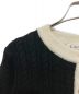 中古・古着 Her lip to (ハーリップトゥ) Classic Cable Knit Cardigan ブラック サイズ:Free：5800円