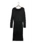 中古・古着 HER LIP TO (ハーリップトゥ) Wrap-Effect Knit Dress チャコールグレー サイズ:M：3980円