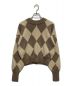 HER LIP TO (ハーリップトゥ) Twinkle Argyle Knit Pullover ベージュ サイズ:Ⅿ：2980円