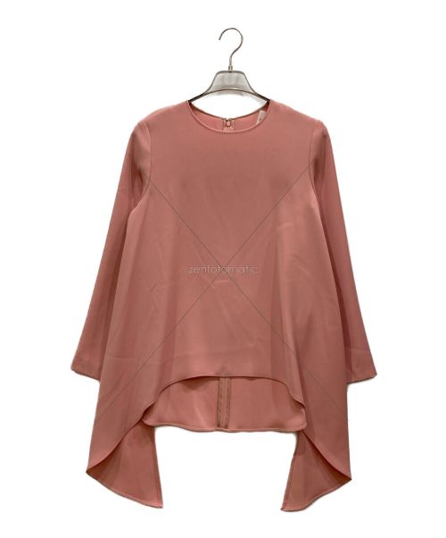 YOKO CHAN（ヨーコチャン）YOKO CHAN (ヨーコチャン) Side Irregular Hem Blouse  ストレッチ イレギュラーヘム ブラウス YCB-620-218 ピンク サイズ:38の古着・服飾アイテム