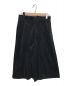 Traditional Weatherwear（トラディショナルウェザーウェア）の古着「BOX PLEATS CULOTTE PANTS」｜ブラック