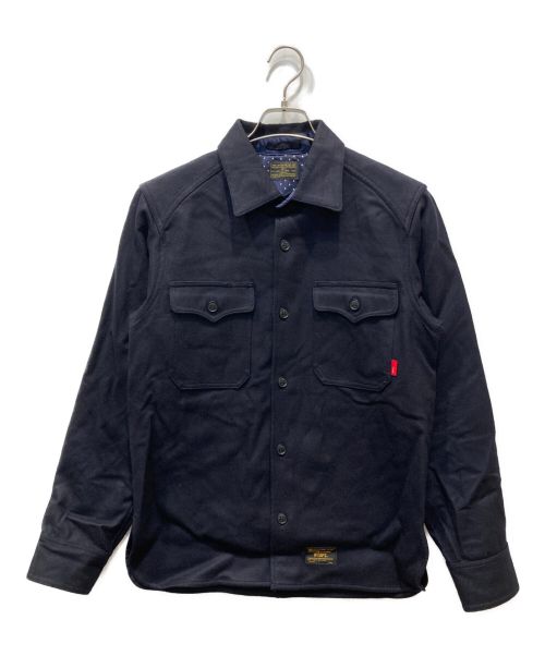 WTAPS（ダブルタップス）WTAPS (ダブルタップス) メルトンシャツ ネイビー サイズ:2の古着・服飾アイテム