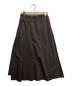 Y's (ワイズ) COTTON TWILL DART FLARE SKIRT ブラック サイズ:1：6800円