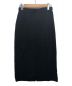 FRAMeWORK (フレームワーク) ミラノリブタイトスカート/スリットスカート/ニットスカート ブラック サイズ:38 未使用品：4800円