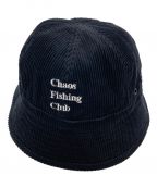 CHAOS FISHING CLUBカオスフィッシングクラブ）の古着「LOGO HAT / バケットハット」｜ブラック