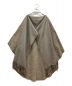 MM6 Maison Margiela (エムエムシックス メゾンマルジェラ) LONG HAIR WOOL PONCHO WITH STOLE ロング ヘア ウール ポンチョ ウィズ ストール S52AA0065 ベージュ サイズ:不明：17000円