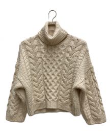 ISABEL MARANT ETOILE（イザベルマランエトワール）の古着「ケーブルタートルネックニット」｜ベージュ