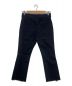 MADISON BLUE (マディソンブルー) HEM CUT SLIM FLARE DENIM ブラック サイズ:01：5800円