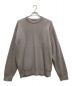 AURALEE（オーラリー）の古着「SUPER FINE WOOL RIB KNIT BIG P/O」｜ベージュ