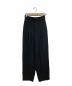 6(ROKU) BEAUTY&YOUTH（ロク ビューティーアンドユース）の古着「GEORGETTE TUCK PANTS 2」｜ブラック