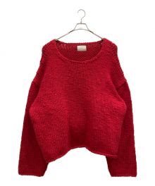 stein（シュタイン）の古着「INTERWOVEN HAND KNIT　ST.196　ハンドニット」｜レッド