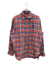 Acne studios（アクネ ストゥディオス）の古着「SACO FLANNEL FACE SHIRT」｜レッド×ブルー