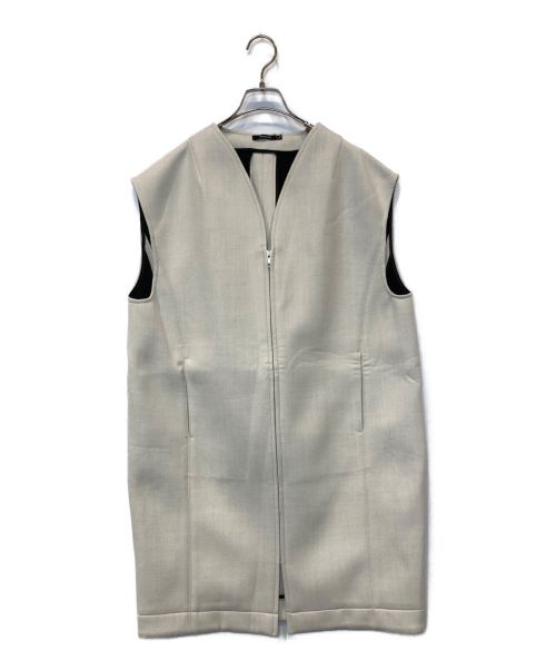 DRESSLAVE（ドレスレイブ）DRESSLAVE (ドレスレイブ) wool bonding gillet アイボリー サイズ:38 未使用品の古着・服飾アイテム