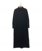 STEVEN ALANスティーブンアラン）の古着「INLAY SHIRT DRESS」｜ブラック