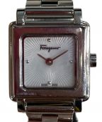 Salvatore Ferragamoサルヴァトーレ フェラガモ）の古着「スクエア腕時計」