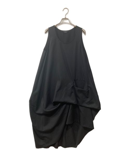 LIMI feu（リミフゥ）LIMI feu (リミフゥ) ノースリーブワンピース ブラック サイズ:Sの古着・服飾アイテム