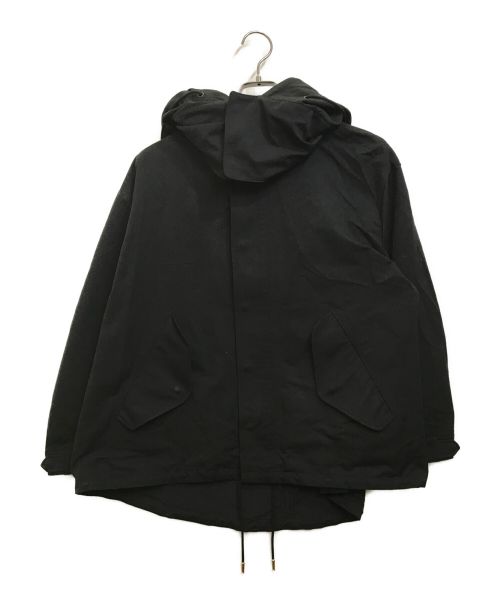 THE RERACS（ザ リラクス）THE RERACS (ザ リラクス) LOOSE SHORT MODS COAT ブラック サイズ:38の古着・服飾アイテム