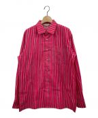Marimekko Kioskiマリメッコキオスキ）の古着「Jokapoika cotton shirt」｜ピンク
