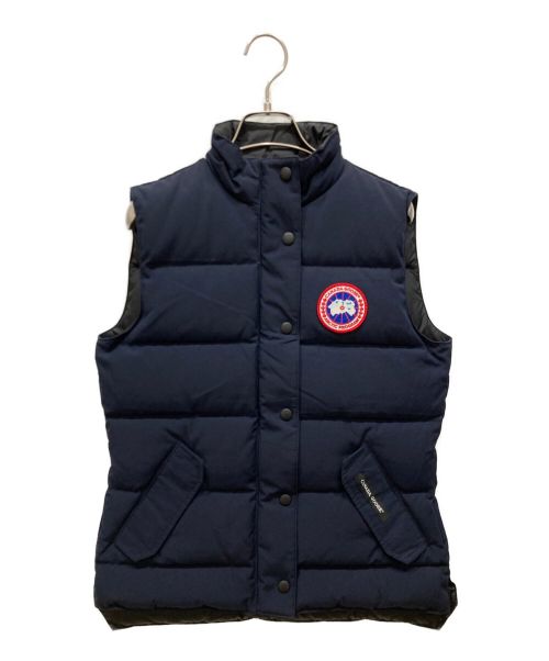 CANADA GOOSE（カナダグース）CANADA GOOSE (カナダグース) FREESTYLE VEST フリースタイル べスト ダウンベスト 	2832L ネイビー サイズ:Sの古着・服飾アイテム