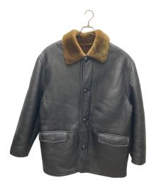 US SHEEPSKIN  INTERNATIONAL LTD（ユーエスシープスキンインターナショナル）の古着「フライトジャケット」｜ブラック