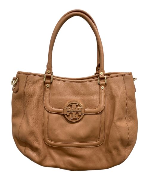 TORY BURCH（トリーバーチ）TORY BURCH (トリーバーチ) 2WAYショルダーバッグ ベージュの古着・服飾アイテム