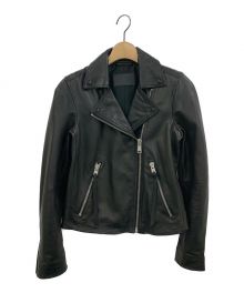 ALL SAINTS（オールセインツ）の古着「DALBY LEATHER BIKER JACKET」｜ブラック