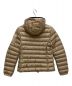 MONCLER (モンクレール) ショートダウンジャケット ベージュ サイズ:1：79000円