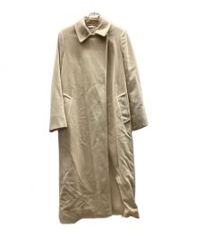 MaxMara（マックスマーラ）の古着「アンゴラ混コート」｜ベージュ