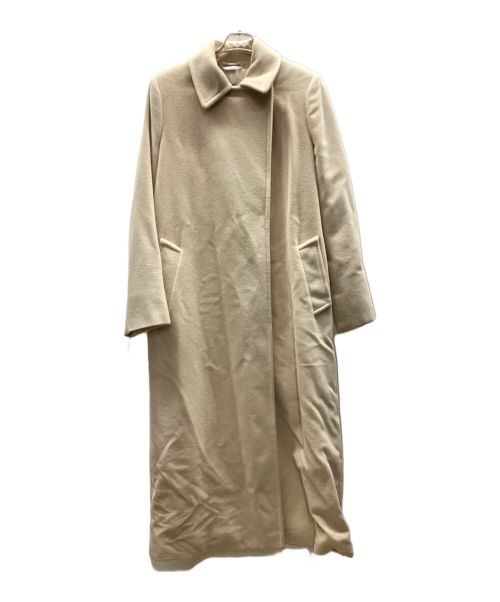 MaxMara（マックスマーラ）MaxMara (マックスマーラ) アンゴラ混コート ベージュ サイズ:42の古着・服飾アイテム